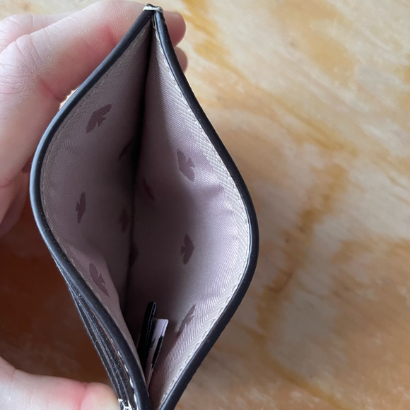 KATE SPADE taupe leather card holder - Picture 4 of 4